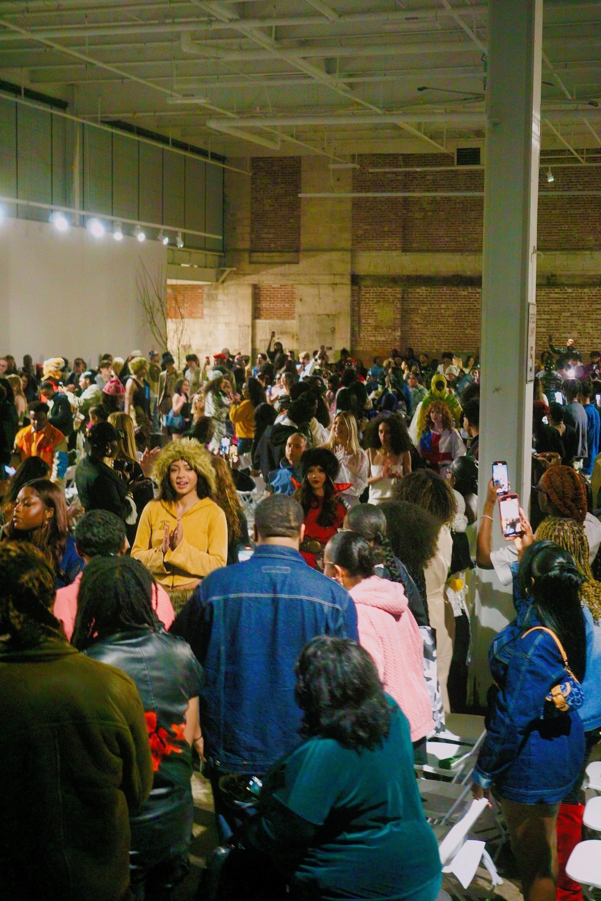 Buffalo Fashion Week Disruption crowd